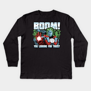 Captain Machine Kids Long Sleeve T-Shirt